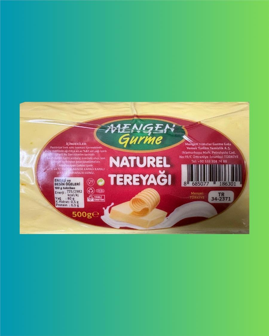 Mengen Gurme Tereyağı 500 Gr